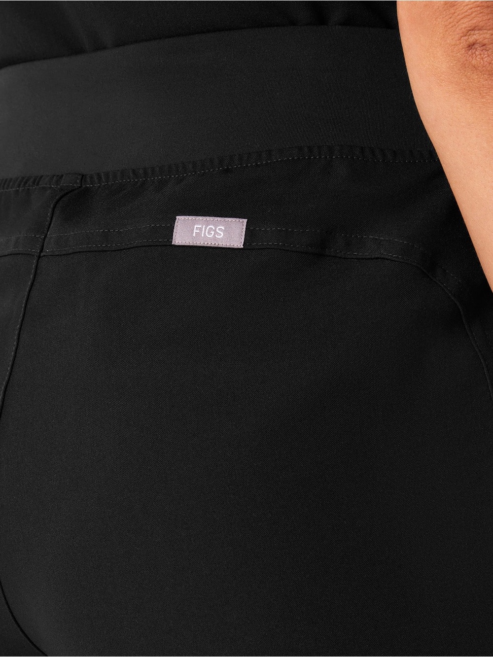 FIGS Kade High-Rise Straight-Leg Scrub Pant-Black - Medium - Picture 9 of 16